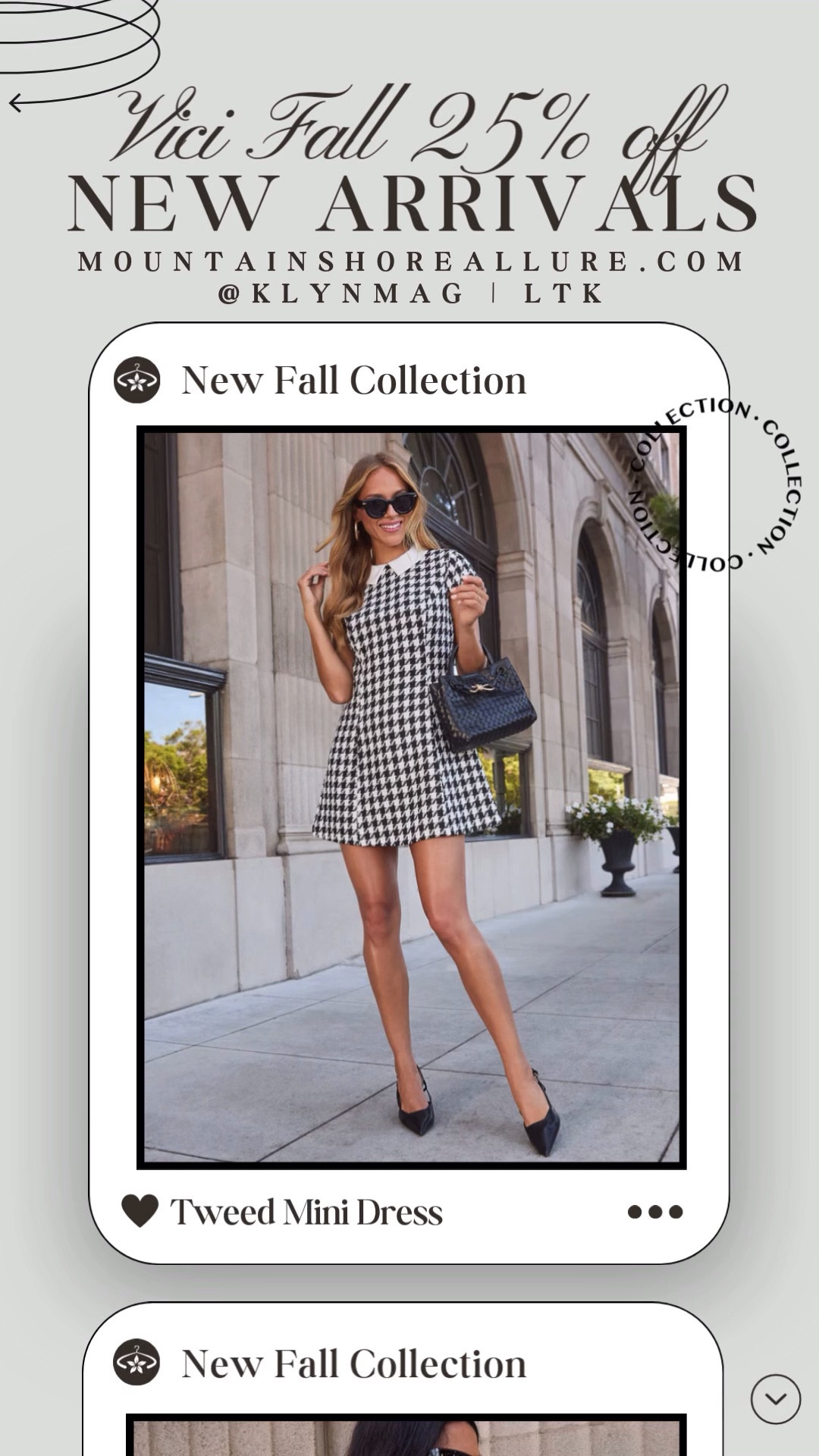 🍂 Fall fashion alert! Vici’s new fall collection is here with up to 25% off! From tweed mini skirts & jackets to chic trench coats and cozy ribbed mock neck sweater dresses, this sale has everything you need for the season. Don’t miss out on the must-have houndstooth tweed mini dress! #ViciFallFashion #FallSale #FallStyle #TweedObsessed #TrenchCoatGoals #SweaterDressSeason #LTKStyle #PinterestFashion #FallWardrobe


#LTKFallSale #LTKWorkwear #LTKSeasonal