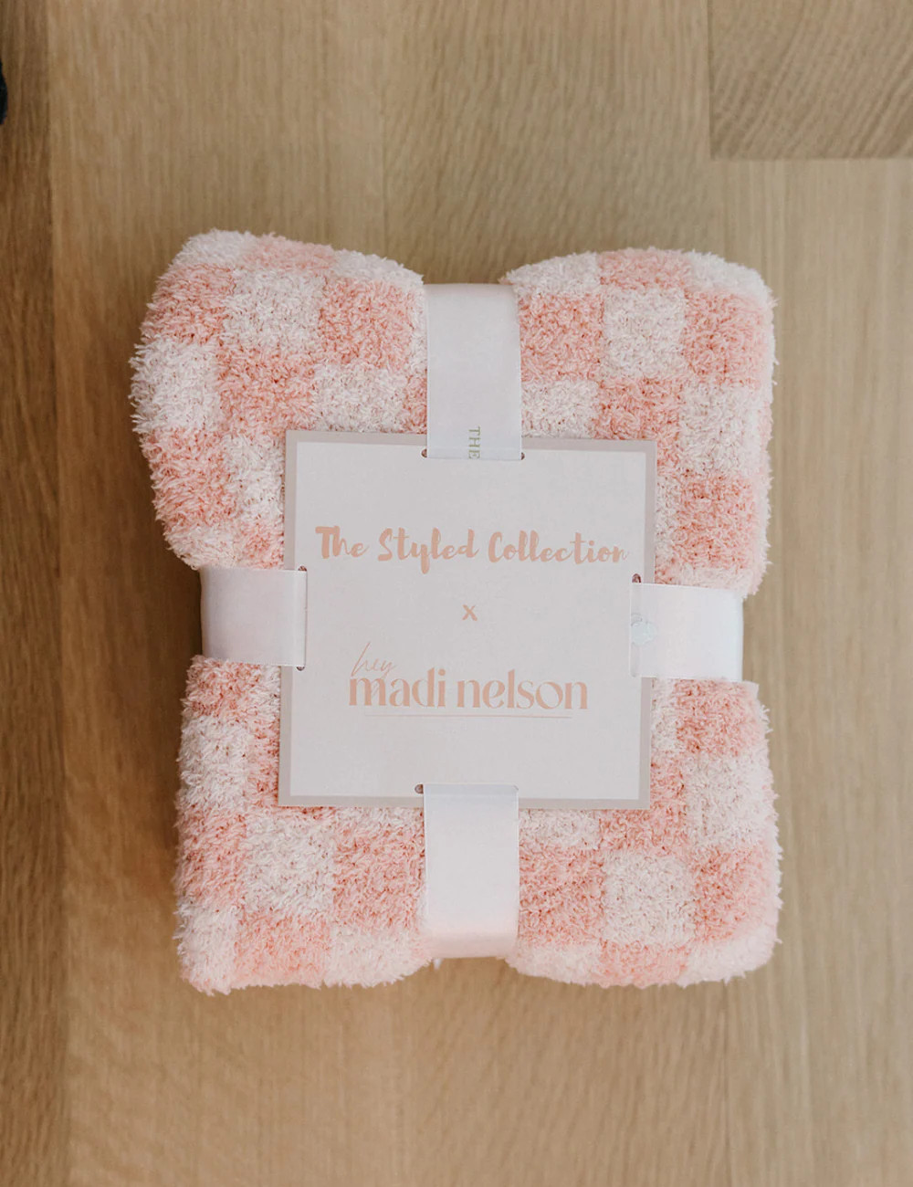 TSC x Madi Nelson: Children's Mini Checkered Buttery Blankets | The Styled Collection