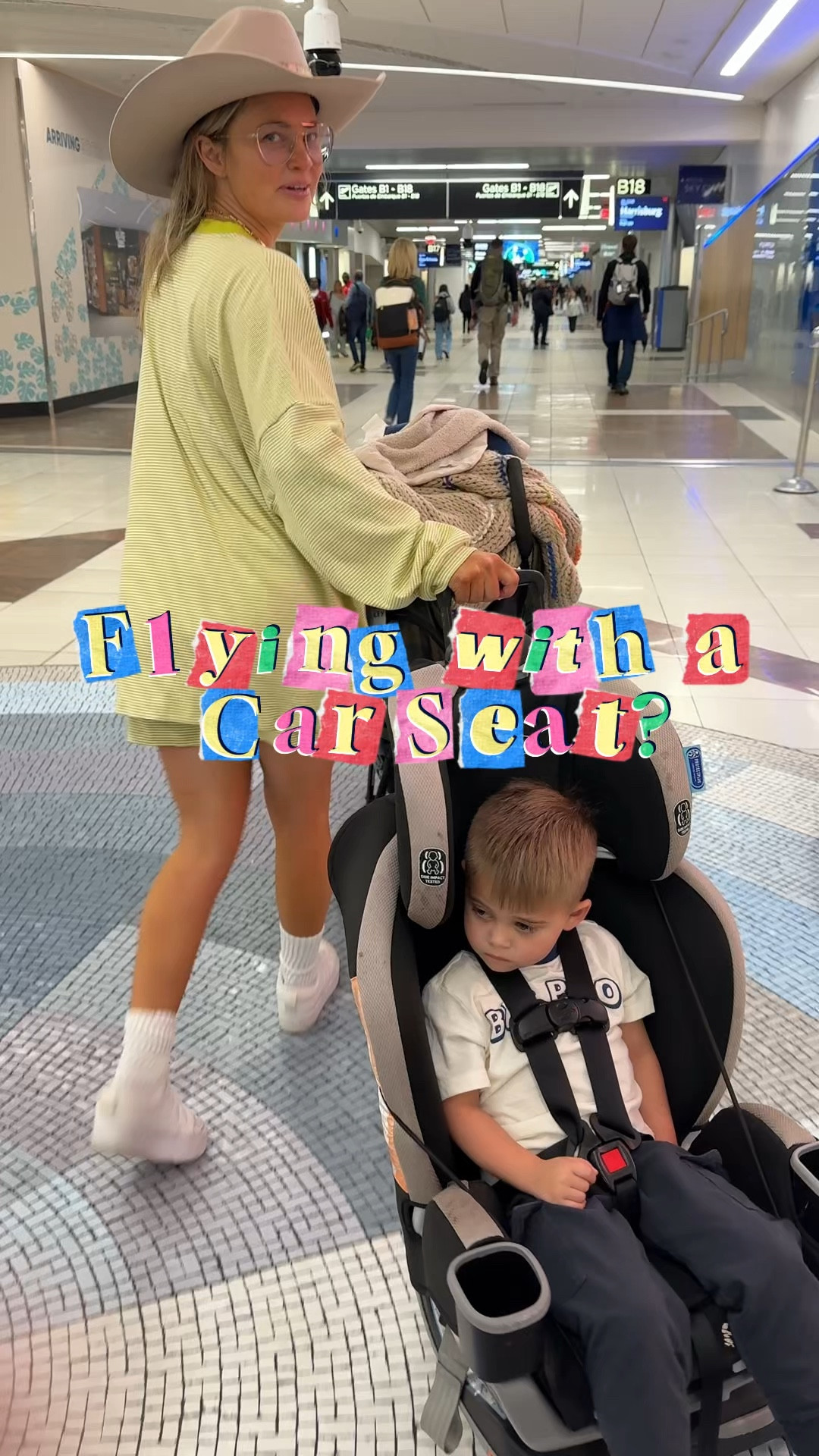 This little foldable dolly is a must if you are traveling with a car seat. Not only does it make carrying it to the gate easier, it also acts as a stroller to keep little one contained! 



#LTKmomlife #LTKKids #LTKTravel