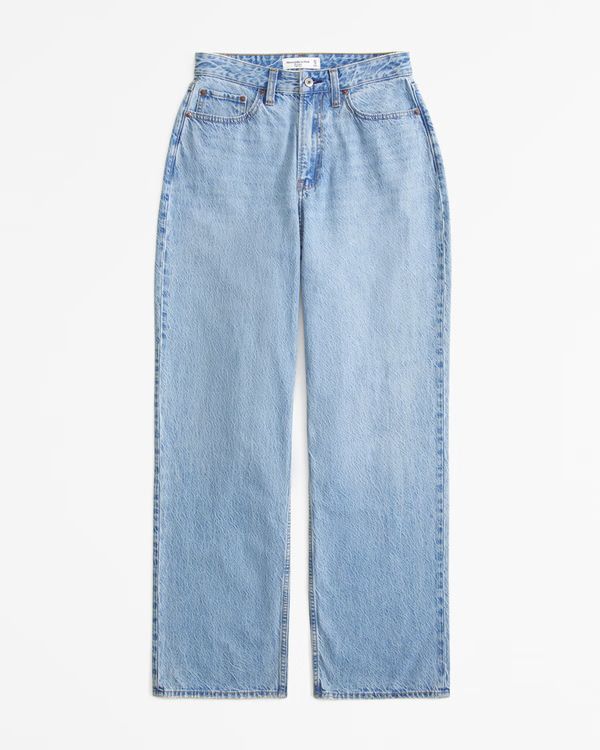 Curve Love High Rise Loose Jean | Abercrombie & Fitch (US)