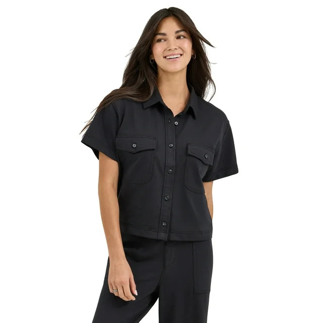 Lee® Women's Lee Layers Knit Button Front Top, Sizes XS-XXL | Walmart (US)