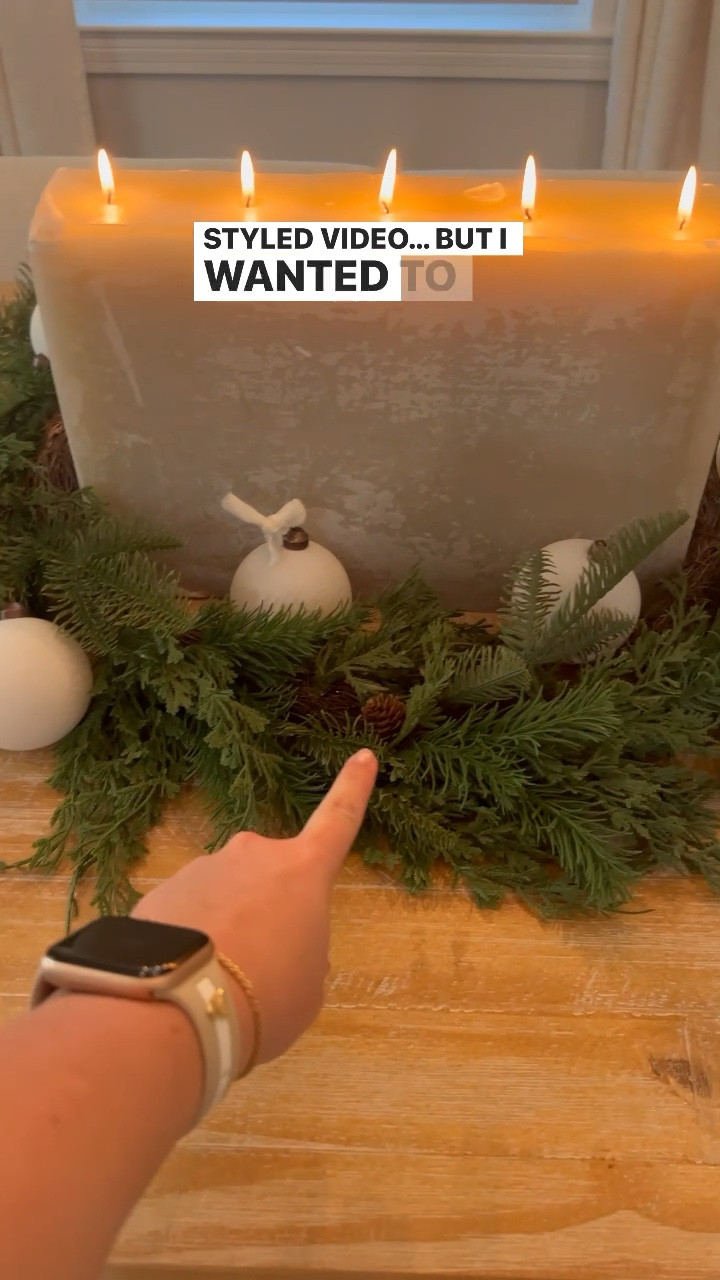 The $28 garland is so realistic and very rustic!! Definitely recommend! 

#LTKSeasonal #LTKHoliday #LTKhome