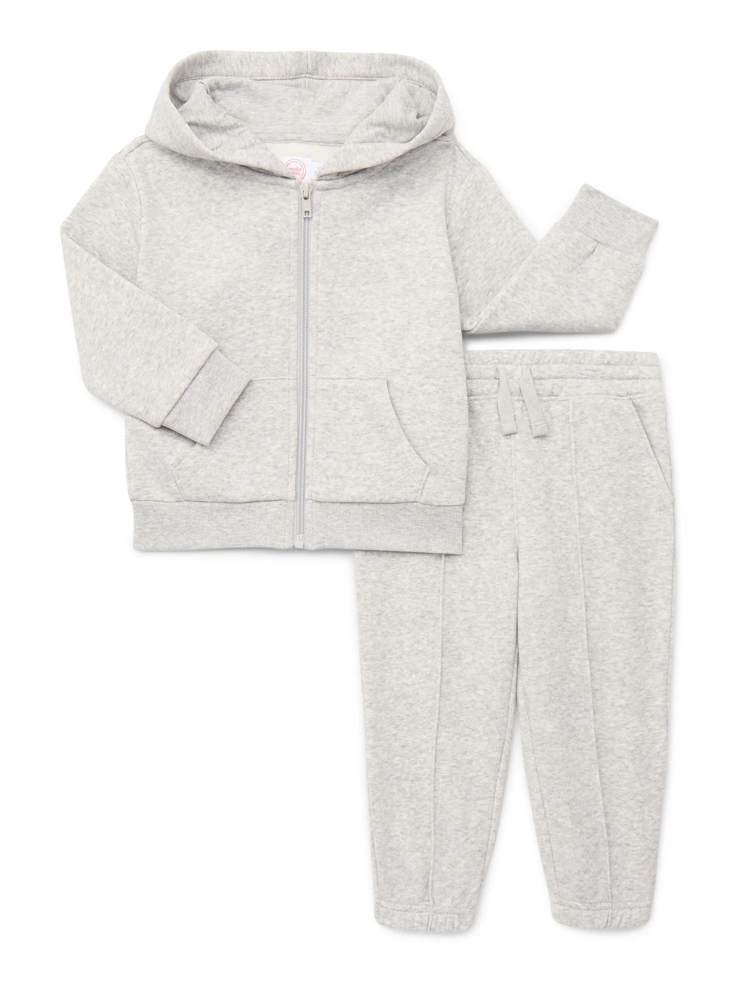 Wonder Nation Toddler Boys Hoodie and Pants Fleece Set, 2-Piece, Sizes 12M-5T - Walmart.com | Walmart (US)