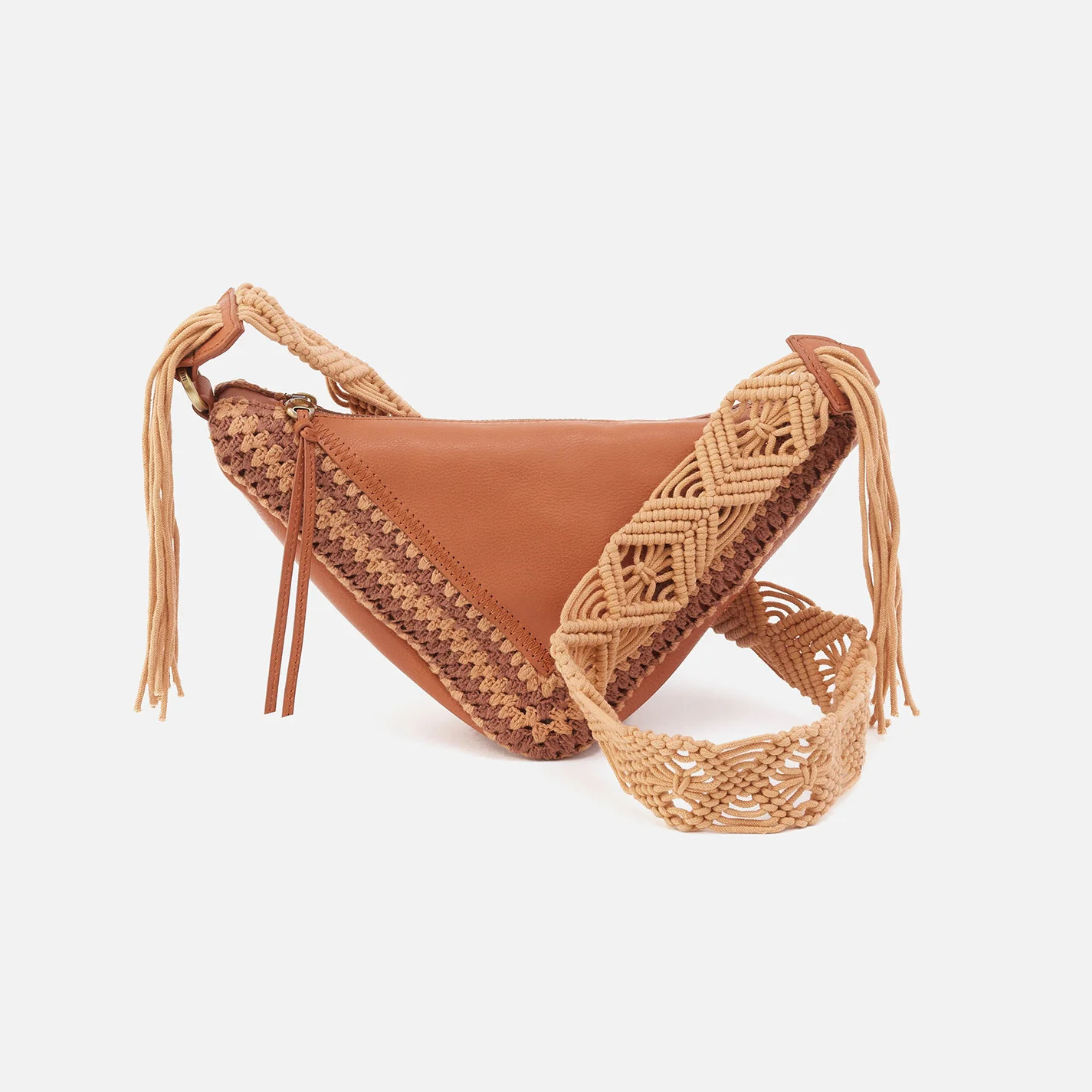 Daisy Crossbody In  Soft Veg Tan Leather - Camel | HOBO Bags
