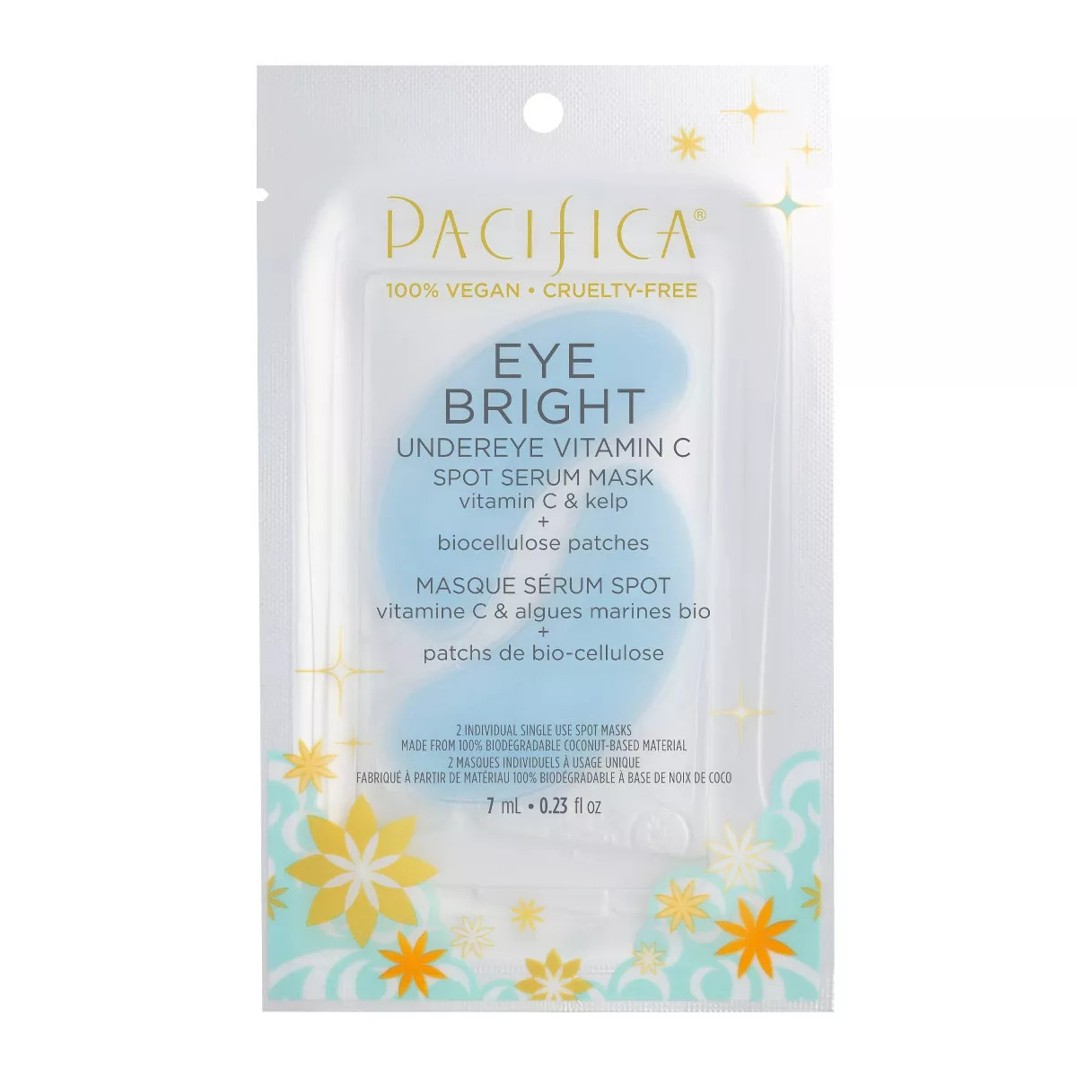 Pacifica Eye Bright Undereye Vitamin C Spot Serum Mask - 0.23 fl oz | Target