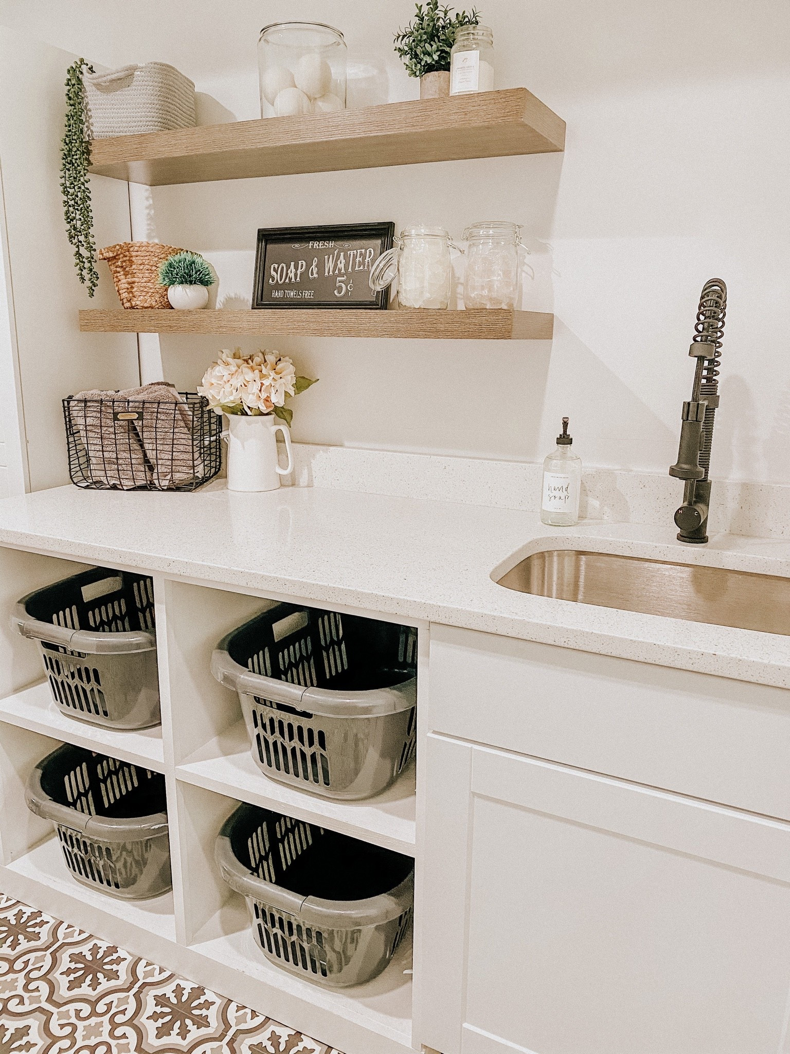 I think I'm officially at the age where I find my laundry room dreamy! 

Pretty sure this was the only time all these laundry baskets were empty. 🤪 It neverrrr ends. But having this space updated makes up for it (well a little!) 

#laundryroom #homeupdate #homerefresh #homedesign #homestyling #laundryroominspo

#LTKHome #LTKOver40