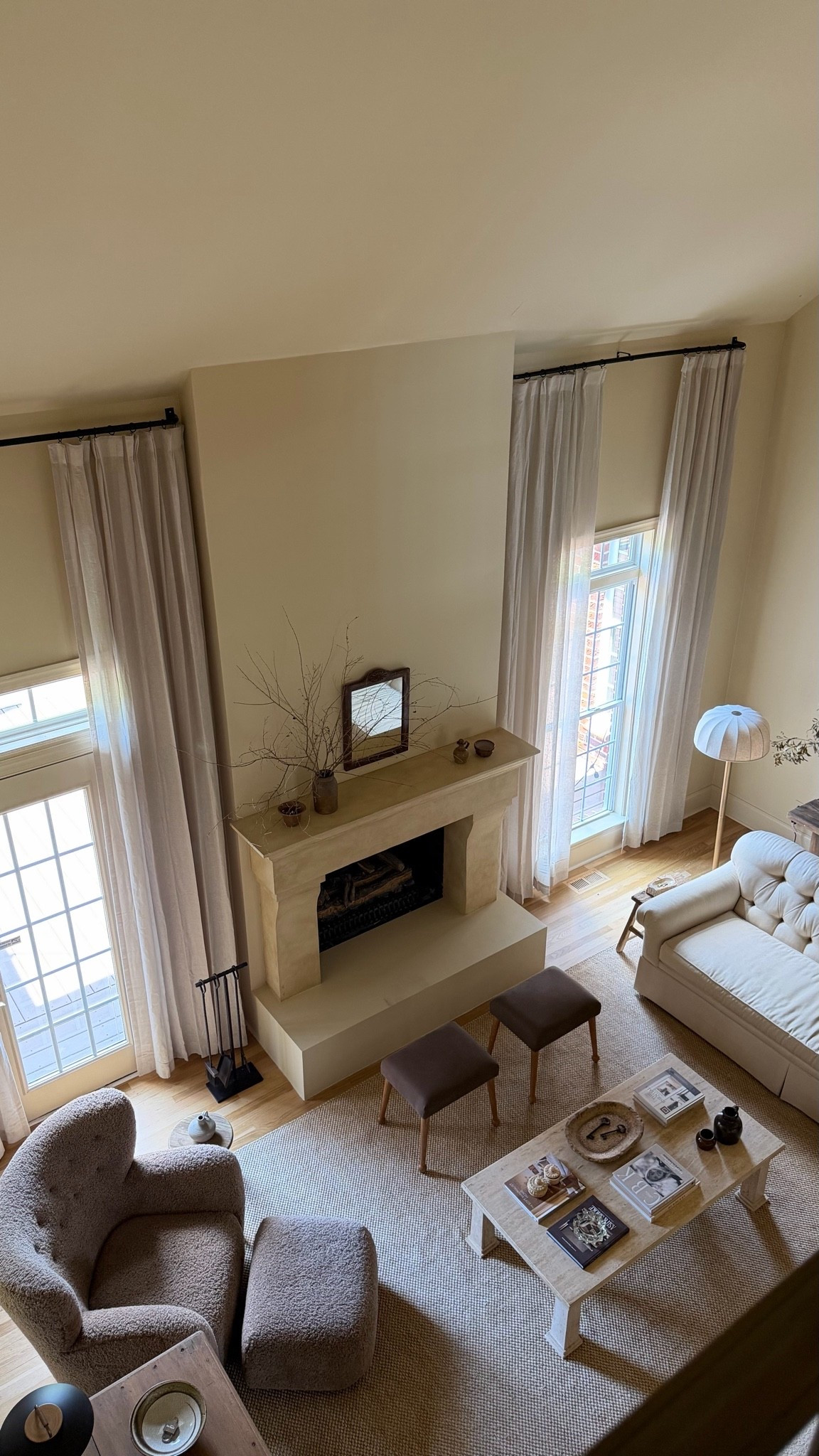 I finally hung my sheer linen curtains from @homerilla_official and they completely transformed the room. The natural light feels softer, the space feels brighter, and everything looks so much more cozy and inviting! 😍

Curtain details: 
• Cloud Linen Sheer
• Beige
• Tailored Pleat
• 40”W × 136”L panels
• Black rings

#LTKHome #LTKSaleAlert