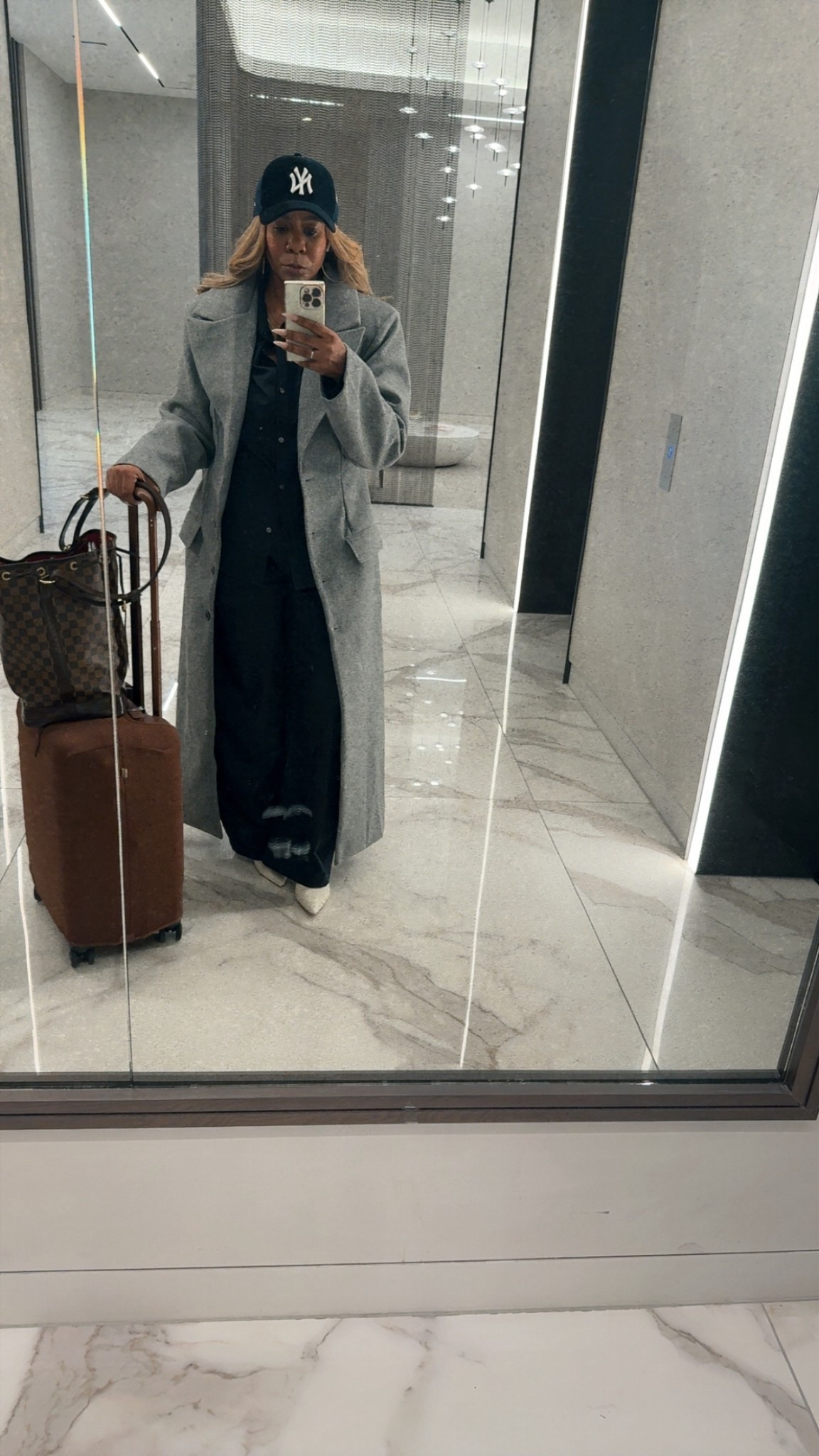 I love a put together airport look! The tsa agent called me the New Yorker with style 🤣 This @beistravel luggage is my absolute fav! Chic and sturdy! 

#LTKTravel #LTKWorkwear #LTKootd