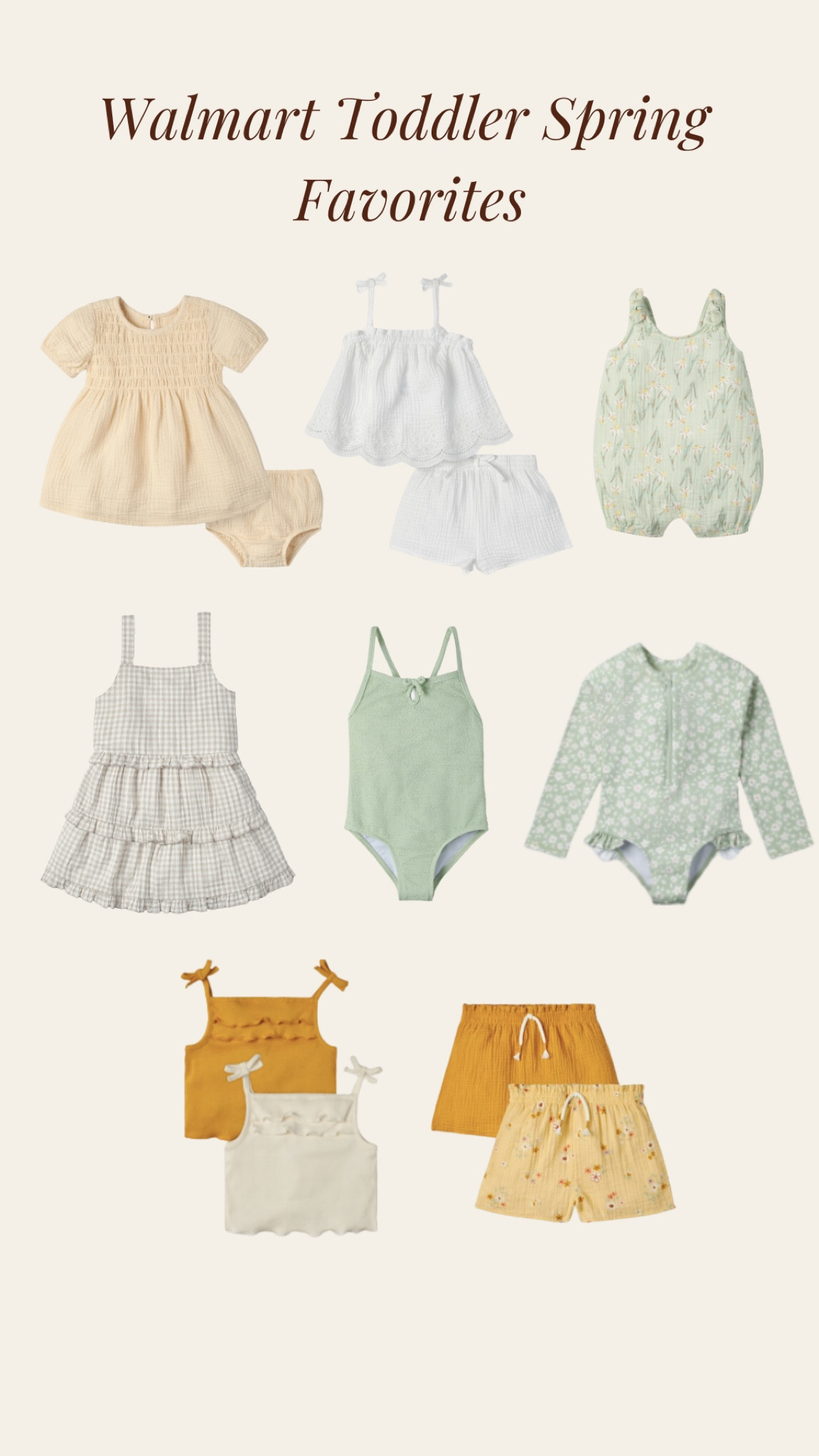 The cutest toddler clothes from Walmart! 

#LTKswim #LTKkids