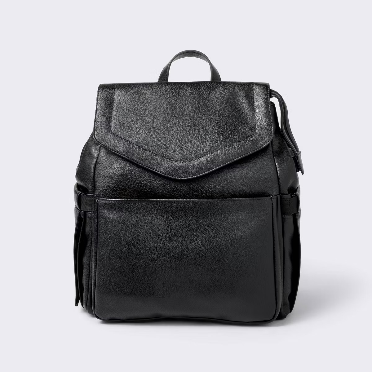 Flap Top Diaper Backpack - Black - Cloud Island™ | Target