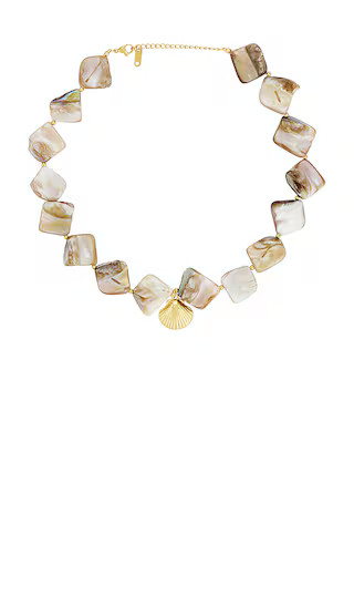Margo Necklace in Gold Pearl | Revolve Clothing (Global)