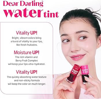 Amazon.com : ETUDE Dear Darling Water Tint \u2013 Watermelon Ade | Korean Lip Stain & Lip Tint fo... | Amazon (US)