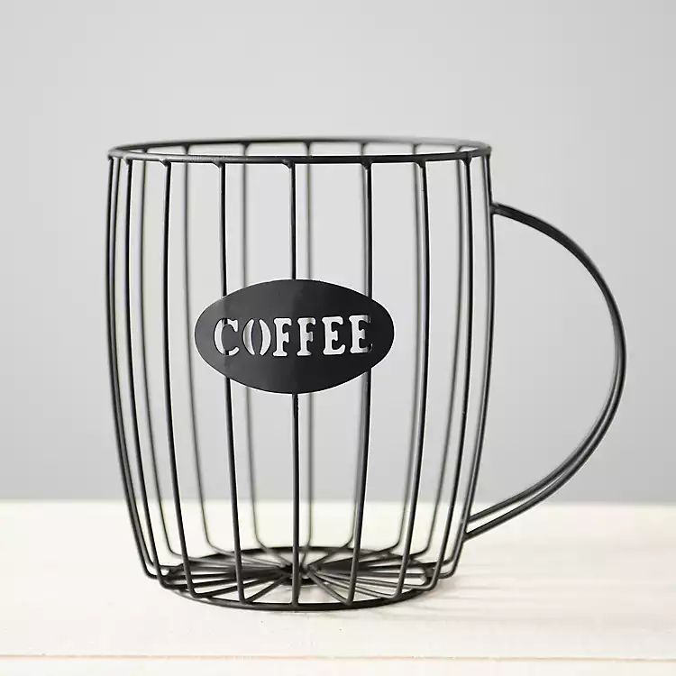 Wire Coffee Cup Basket | Kirkland's Home