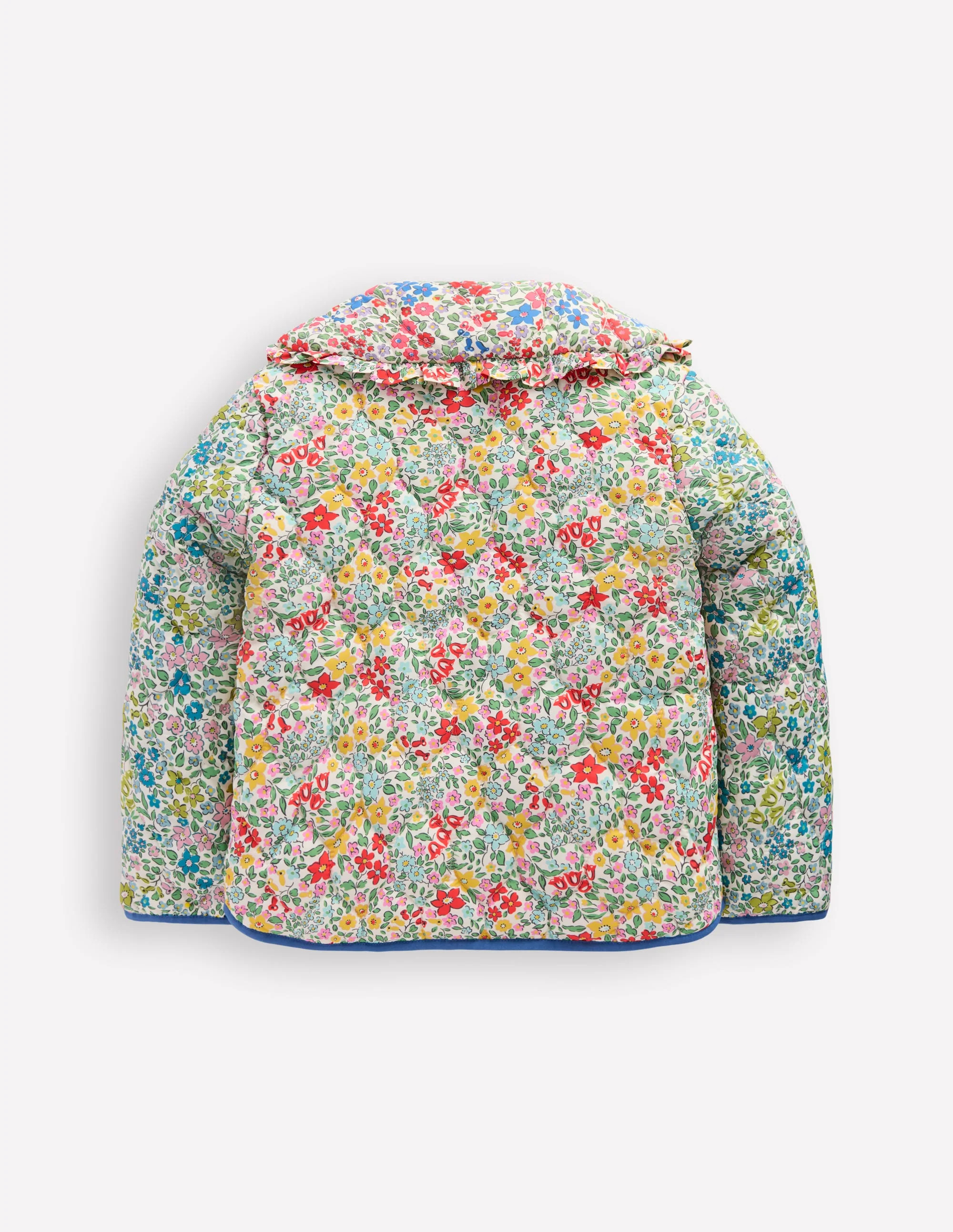 Quilted Collared Jacket-Rose Pink Flowerbed | Boden (US)