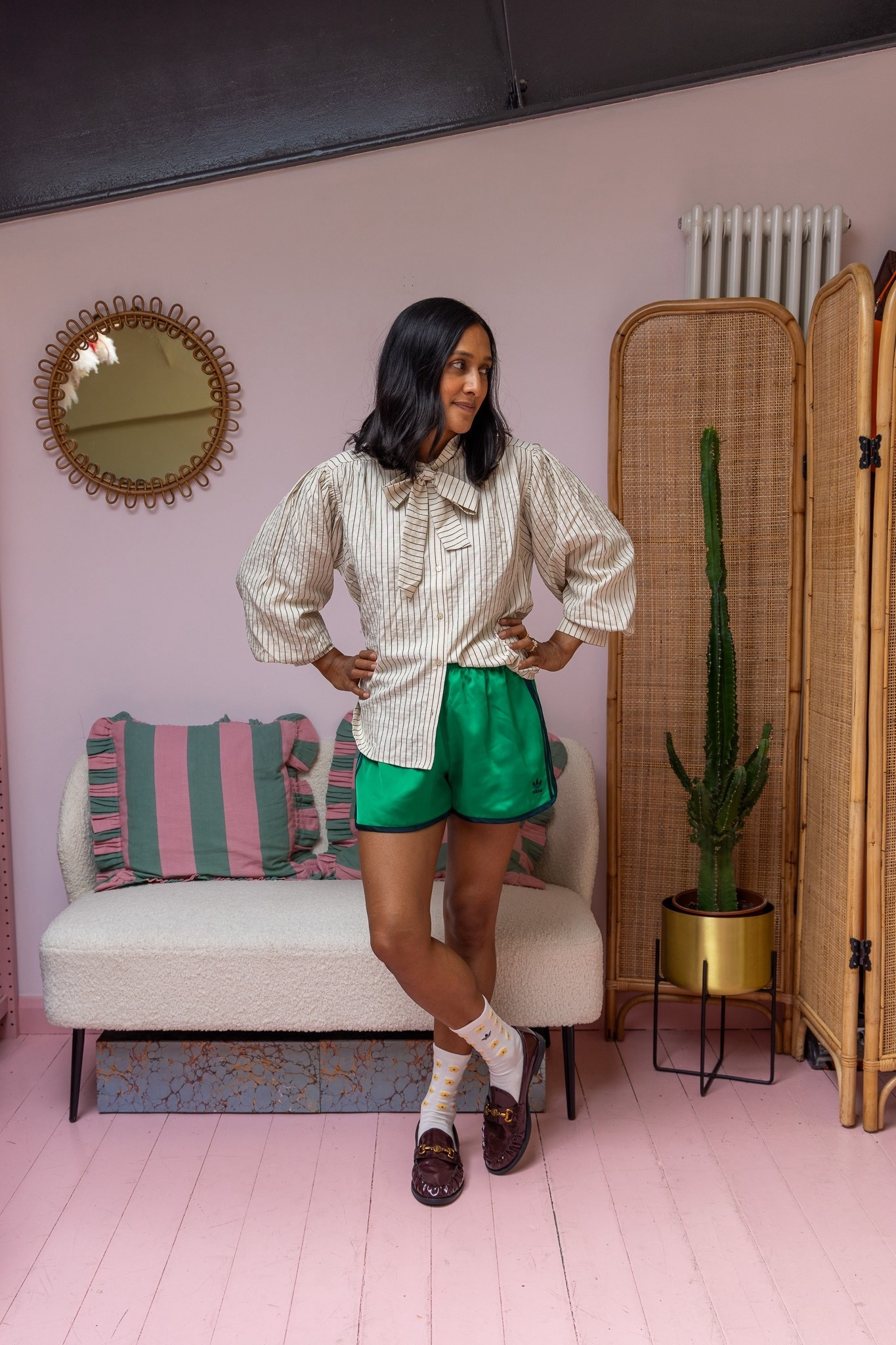 Corp-prep trend, adidas shorts, shorts styling, preppy outfit, bow shirt, loafers, cool girl outfit, what to wear for work in the summer, summer style, ootd, very uk, adidas 

#LTKuk #LTKsummer #LTKstyletip