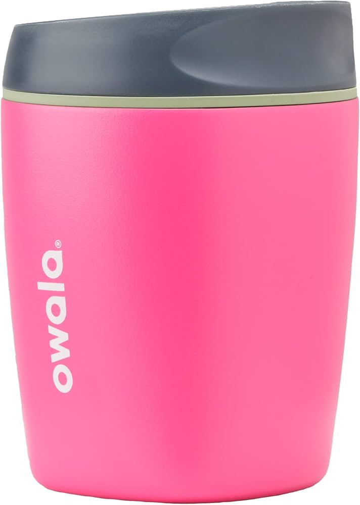 Owala SmoothSip Insulated Stainless Steel Coffee Tumbler, Reusable Iced Coffee Cup, Hot Coffee Tr... | Amazon (US)