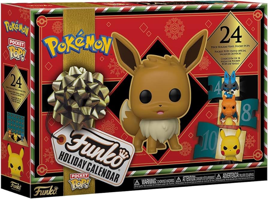 Funko Pop! Holiday Calendar - Pokemon, 24 Pocket Pop! Vinyl Figures | Amazon (US)