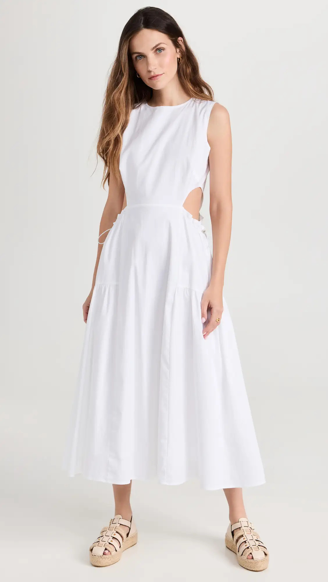 Moon River Cutout Midi Dress | Shopbop | Shopbop