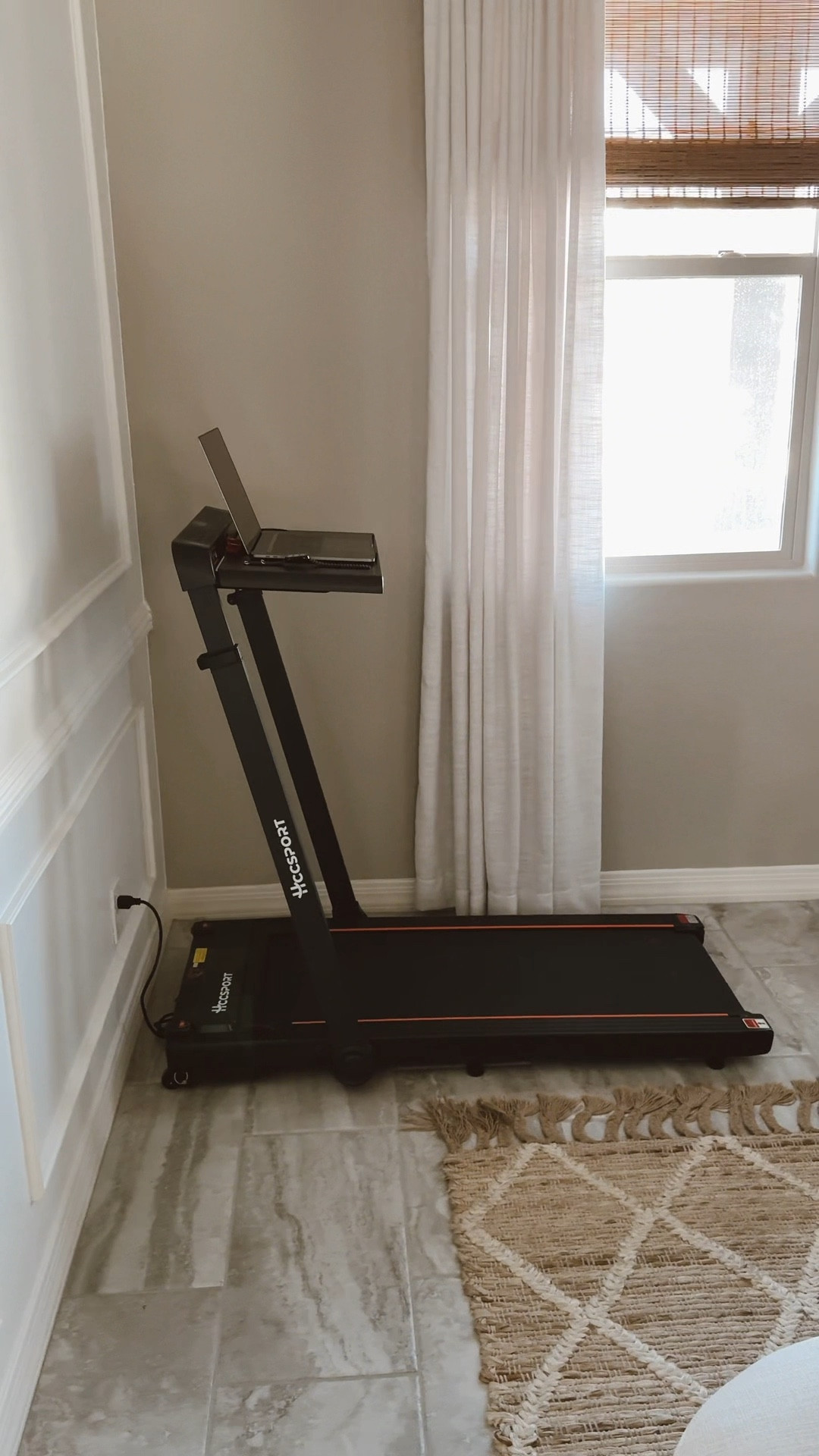 Foldable compact walking treadmill - under desk treadmill - walking pad - standing desk option - home office  - home gym 

#LTKFitness #LTKHome #LTKSaleAlert