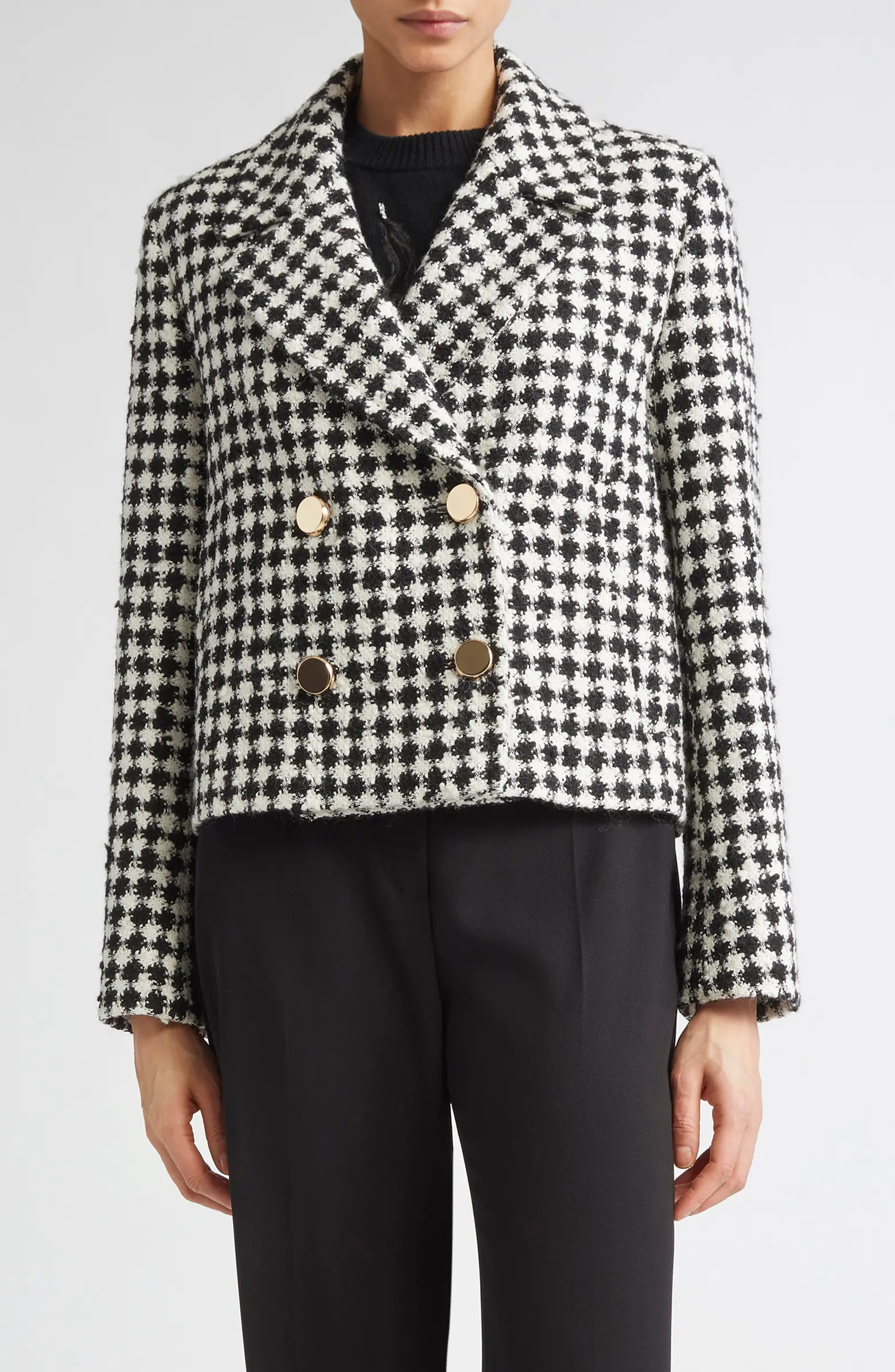 Max Mara Studio Volante Houndstooth Tweed Jacket | Nordstrom | Nordstrom