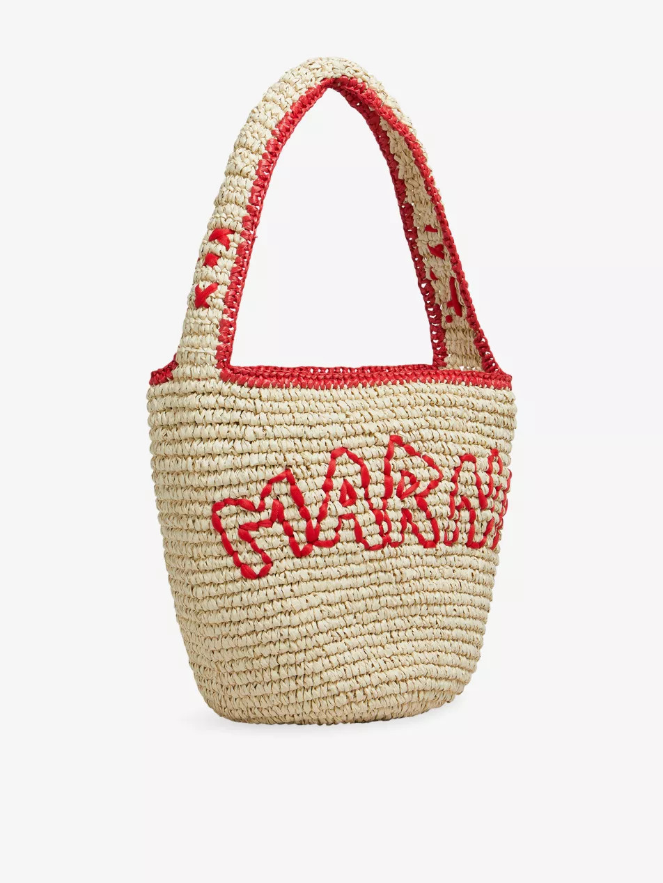 Nassa Small Raffia Hobo Bag | Selfridges