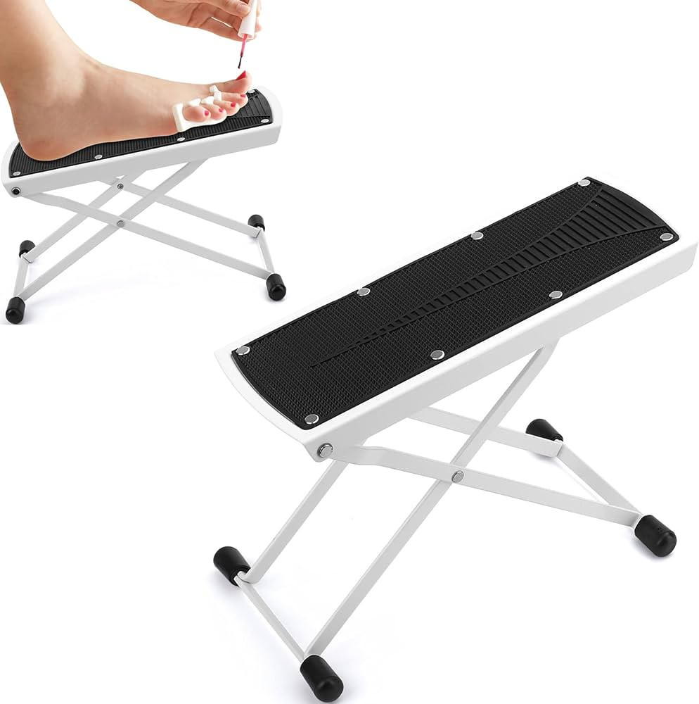 Pedicure Foot Rest, Non-Slip East-at Home Beauty 6 Heights Adjustable Sturdy Manicure Foot Rest, ... | Amazon (US)