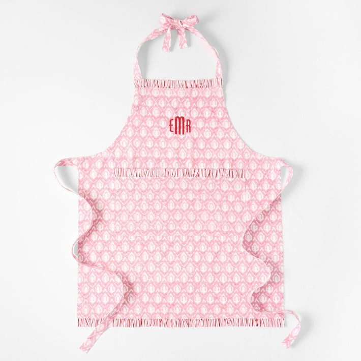 Block Print Ruffle Apron | Mark and Graham