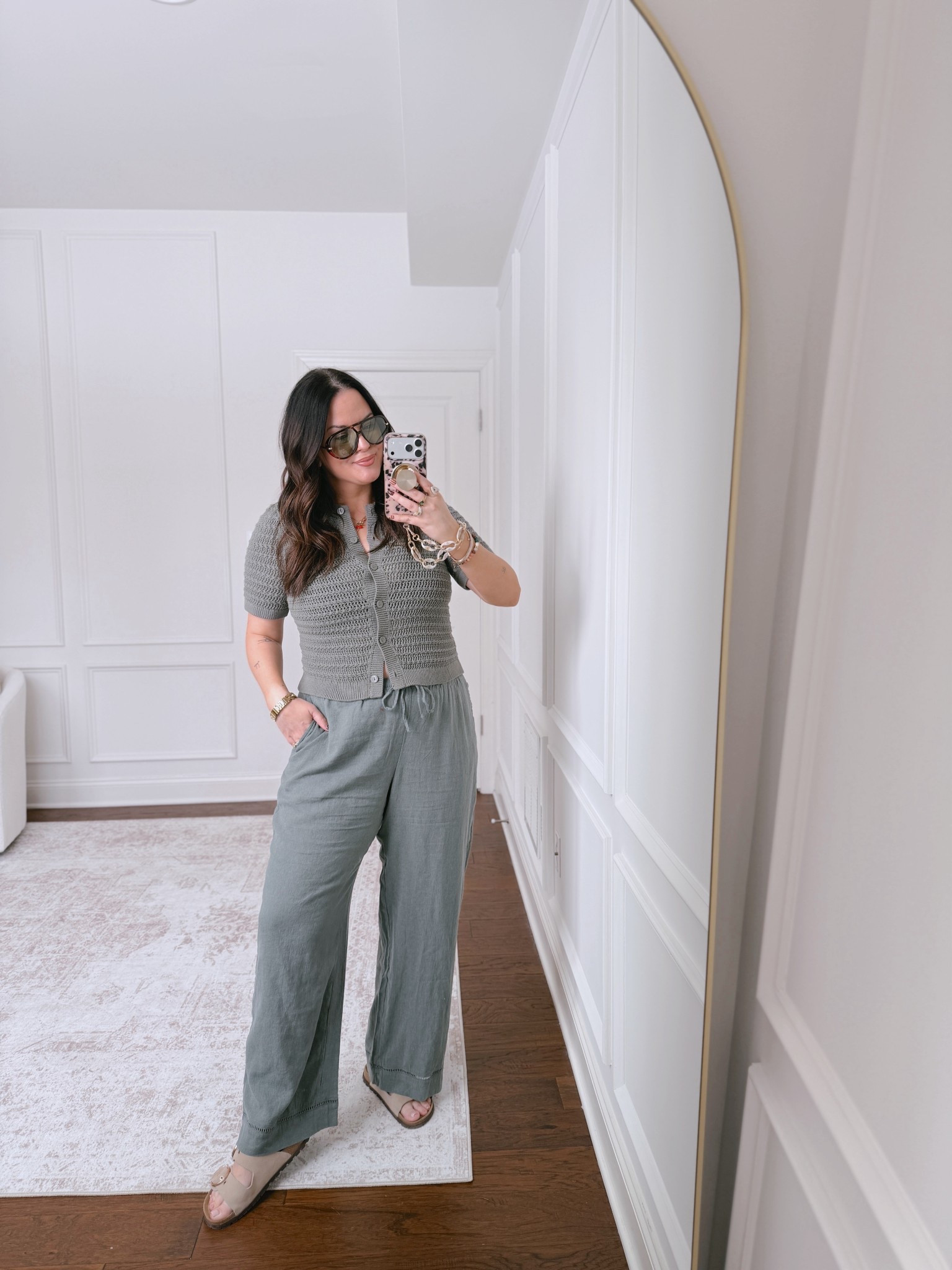 Code: DENIMAF … wearing a large in both pieces 

#LTKMidsize #LTKootd #LTKSaleAlert