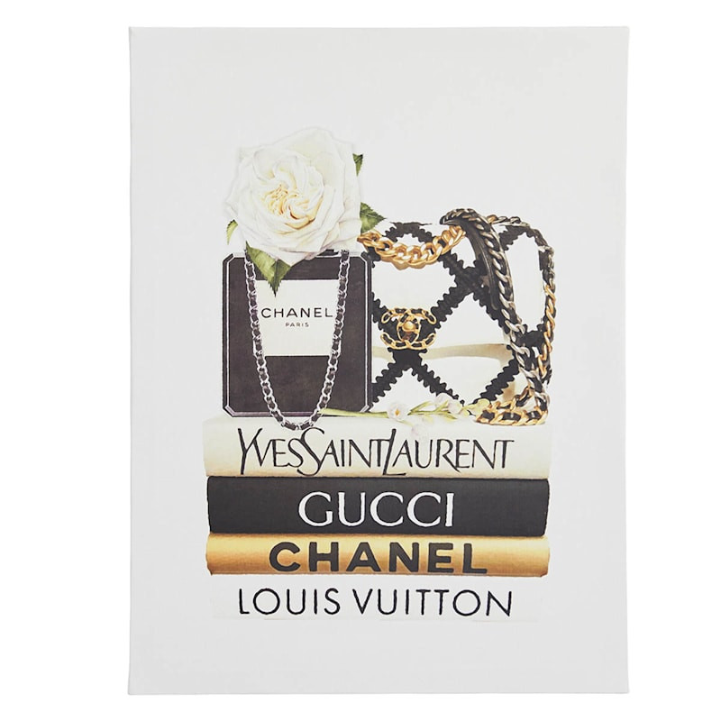Glam Bag Perfume Canvas Wall Art, 12x16 | At Home