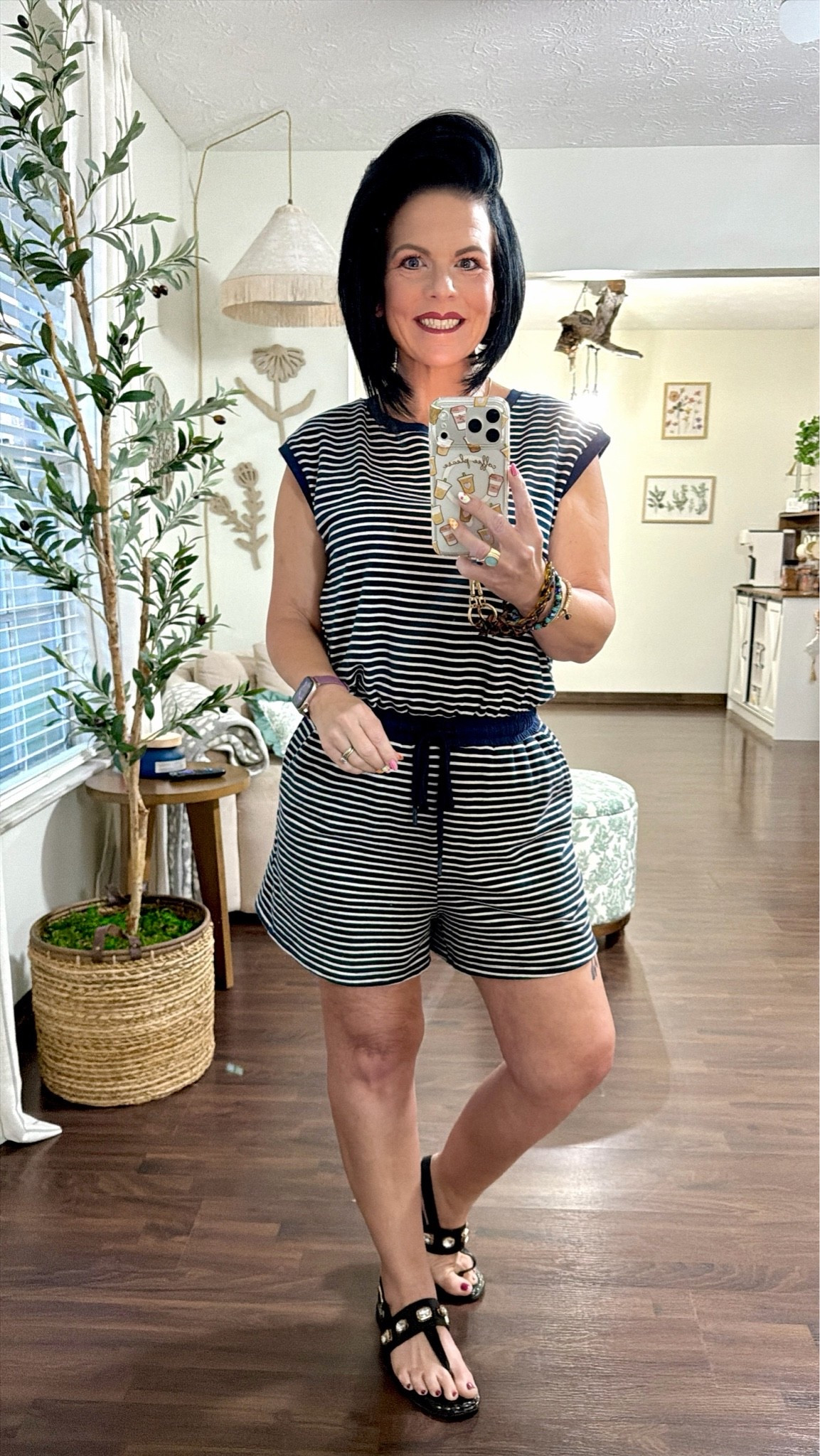 On sale 49% off! 
Dokotoo Women's Summer Casual Rompers Striped Shorts Overalls Adjustable Drawstring Waist Jumpsuits One Piece Outfits

Size small TTS

#LTKootd #LTKTravel #LTKOver40