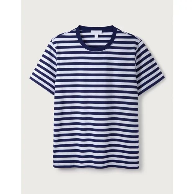 Men's Jersey Stripe T-Shirt | The White Company (UK)