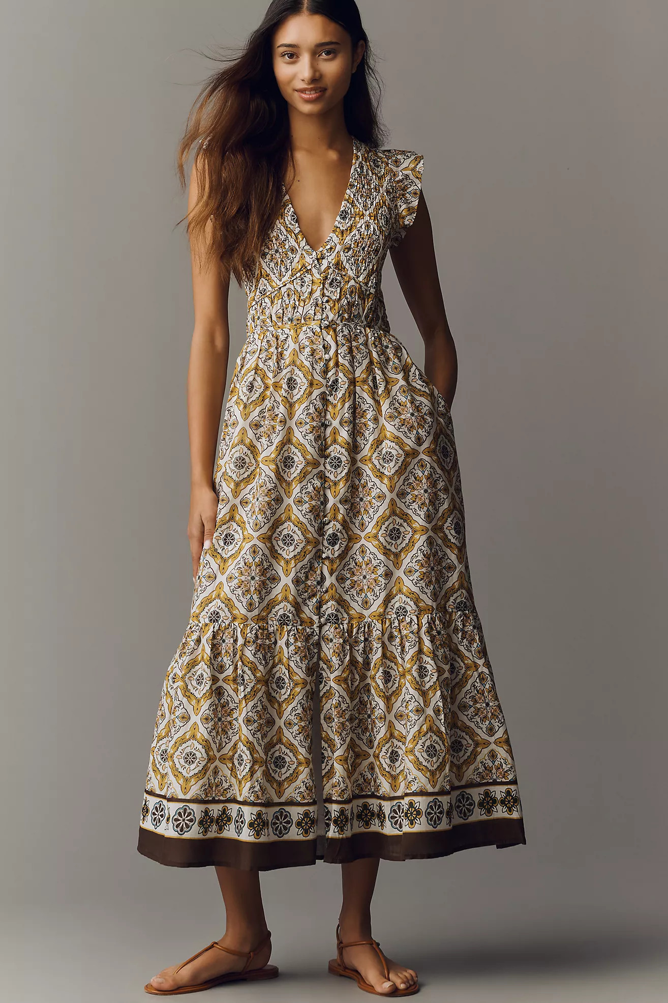 The Peregrine Midi Dress | Anthropologie (US)