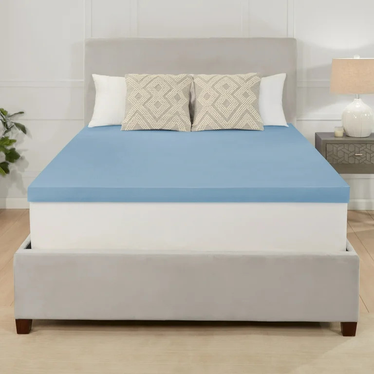 Mainstays 3" Memory Foam Mattress Topper, Queen | Walmart (US)