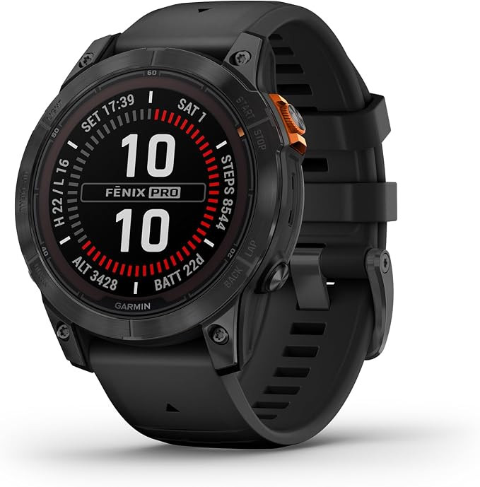 Garmin fēnix 7 PRO SOLAR, 47mm GPS smartwatch, multisport, SOLAR charging, advanced health & tra... | Amazon (UK)