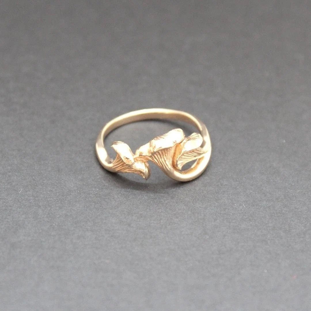 Bronze Chanterelle Mushroom Ring Chanterelle Mushroom Ring - Etsy | Etsy (US)