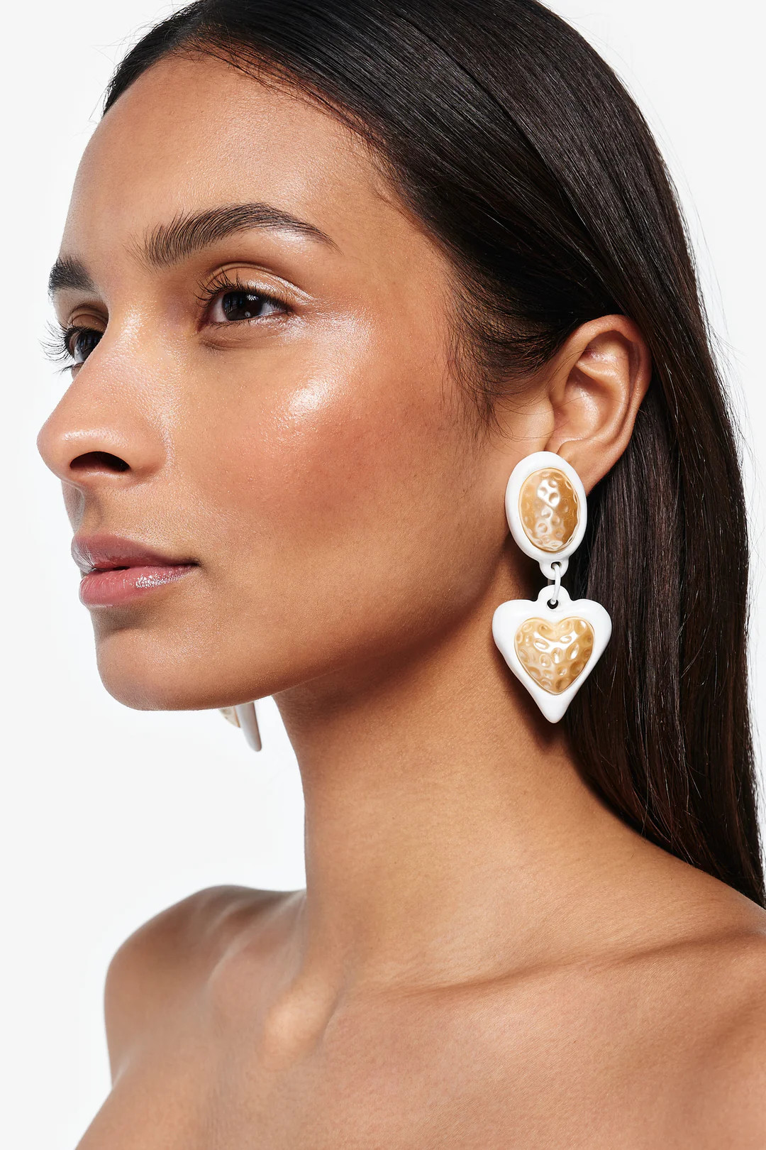 Night Fever Earring - White | COUPER