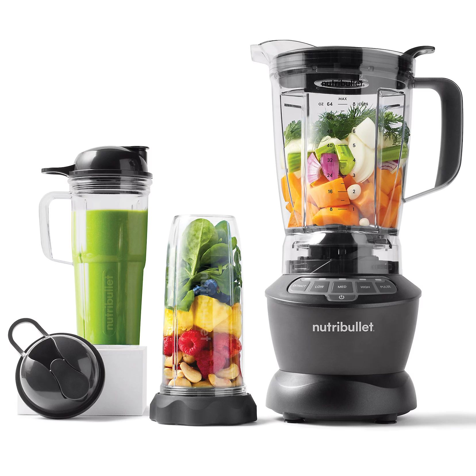 NutriBullet® 1200 Watt Blender Combo with Single Serve Cups | Kohl's