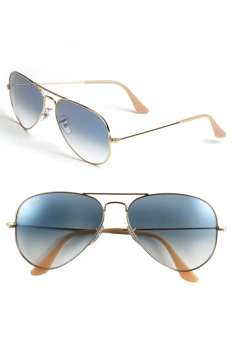 58mm Aviator Sunglasses | Nordstrom