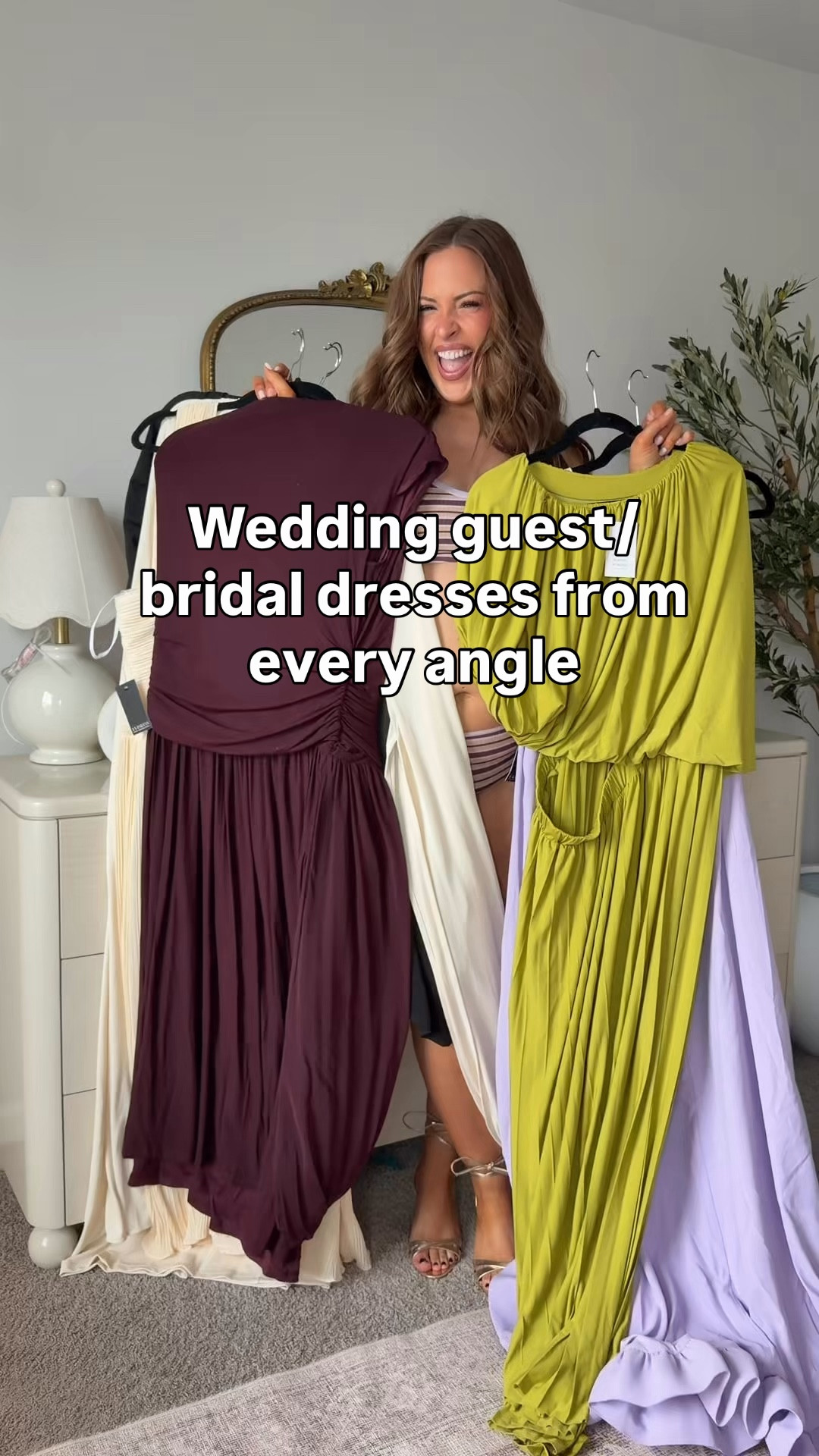 Wedding guest/ bridal dresses for the midsize/ round belly girlies! I wear a 14 in all of these! Most are extremely stretchy! 

#LTKWedding #LTKPlusSize #LTKMidsize