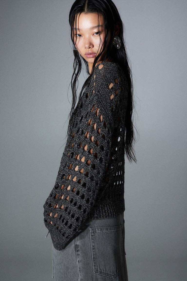 Hole-knit jumper | H&M (UK, MY, IN, SG, PH, TW, HK)