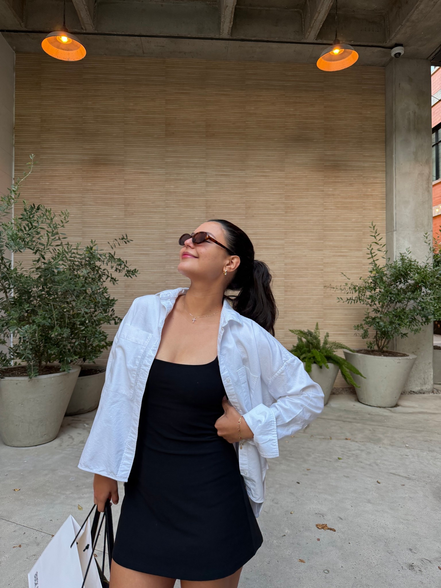 Yes! Wearing a dress with a white shirt is still a thing 🤭

#LTKdayinmylife #LTKSeasonal #LTKootd