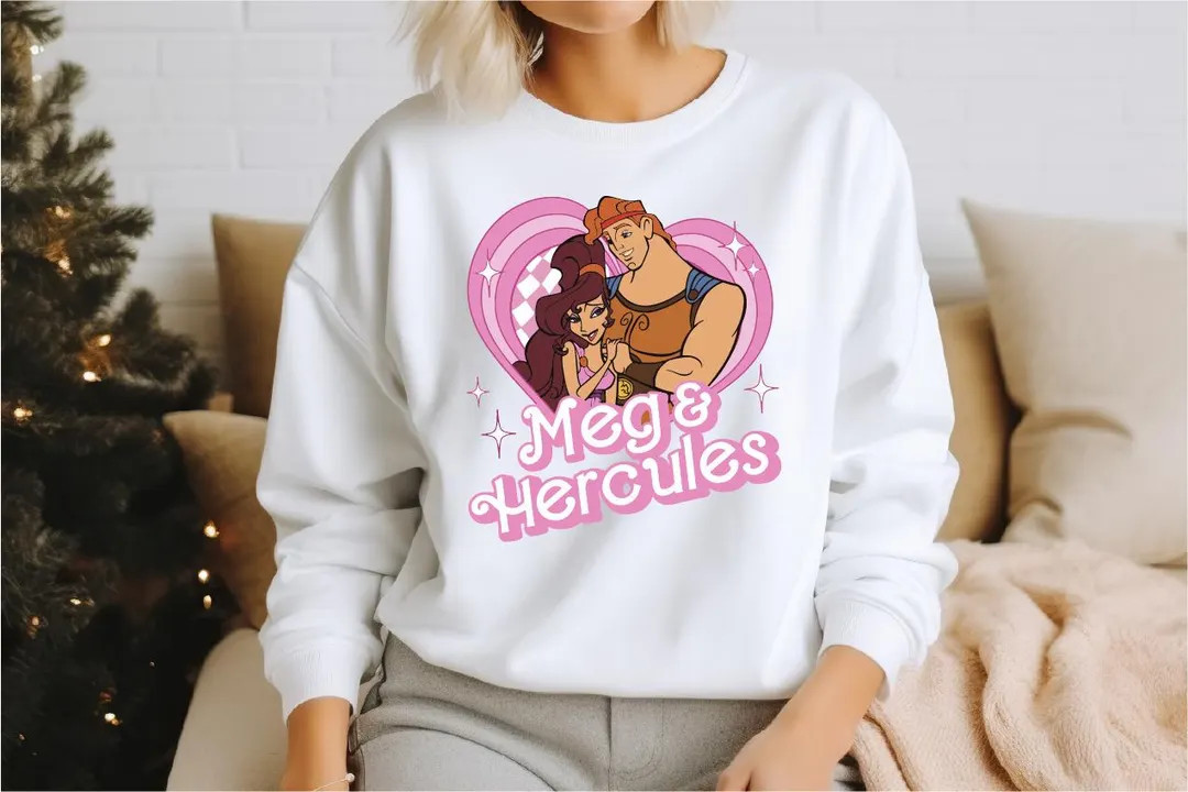 Disney Meg & Hercules Valentines Shirt, Disneyland Valentine Couples Shirts, Hercules Love Shirt,... | Etsy (US)