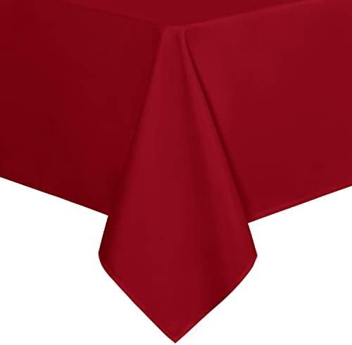 sancua Rectangle Tablecloth - 60 x 84 Inch - Stain and Wrinkle Resistant Washable Polyester Table... | Amazon (US)