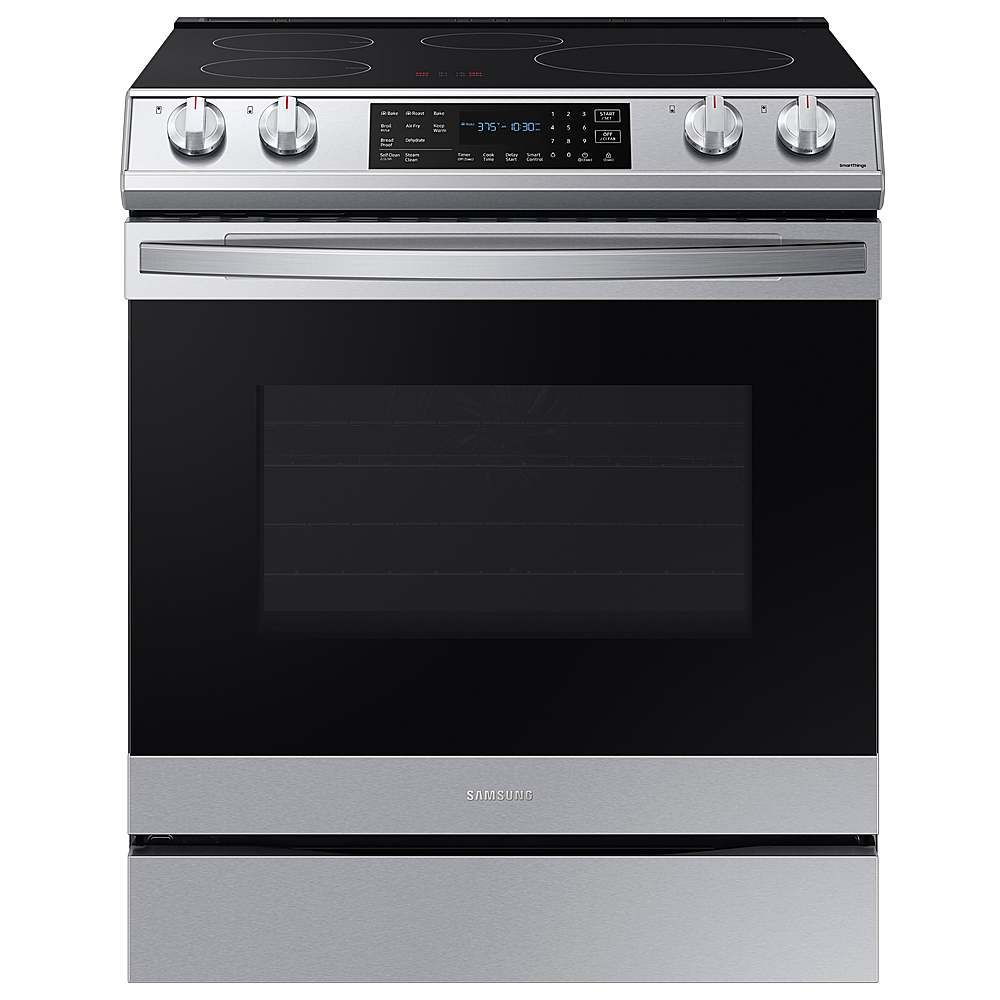 Samsung 6.3 cu. ft. Smart Instant Heat Slide-in Induction Range with Air Fry & Convection+ Stainl... | Best Buy U.S.