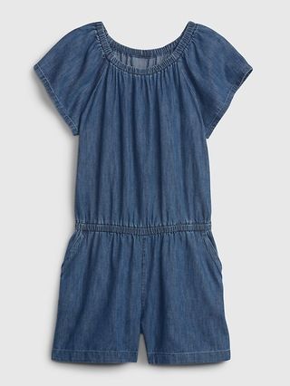 Kids Denim Romper with Washwell | Gap (US)