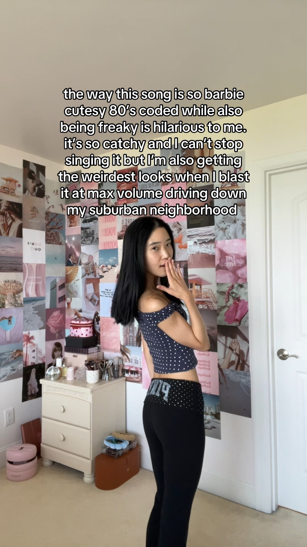 Listening to Sabrina Carpenter’s new album all day long 🤭🎧 love this outfit!! The rhinestones on the leggings is giving me all the y2k vibes ✨✨ 

#y2k #victoriassecret #vspink #loungewear #casual #everyday #princesspolly

#LTKActive #LTKStyleTip #LTKFindsUnder50