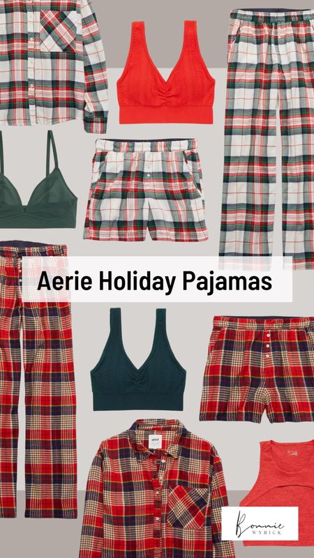 You know I love a good set of holiday pajamas! 😍 Look chic and comfy all season long with these mix and match holiday sets from Aerie. 🎄 Holiday Pajamas | Christmas Pajamas | Holiday Sets | Pajama Sets | Holiday Loungewear | Christmas PJs

#LTKSeasonal #LTKHoliday #LTKunder50