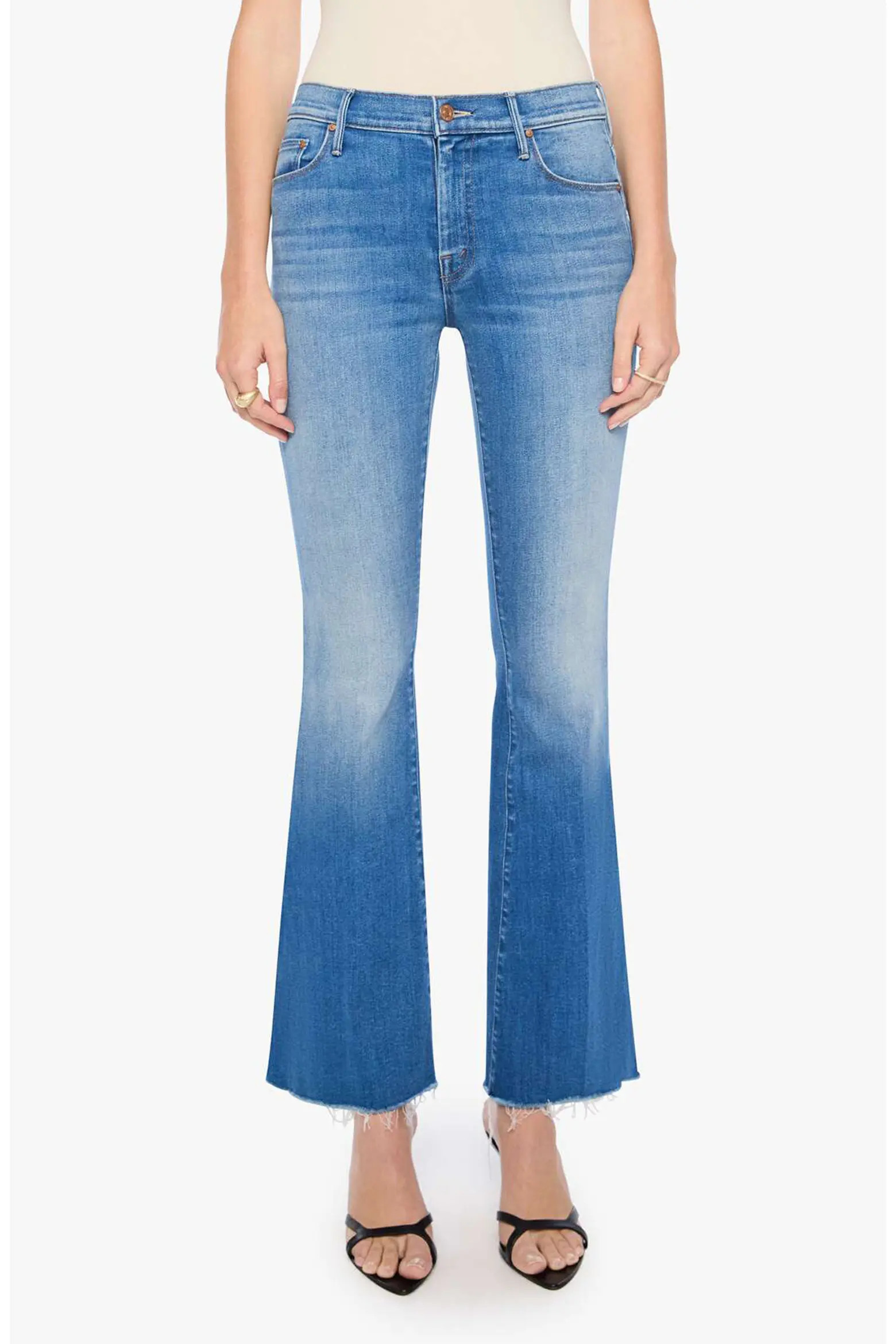 The Weekender Fray High Waist Flare Jeans (No Promises) (Women) | Nordstrom | Nordstrom
