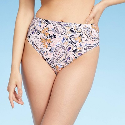 Women's High Leg High Waist Bikini Bottom - Kona Sol™ Multi | Target