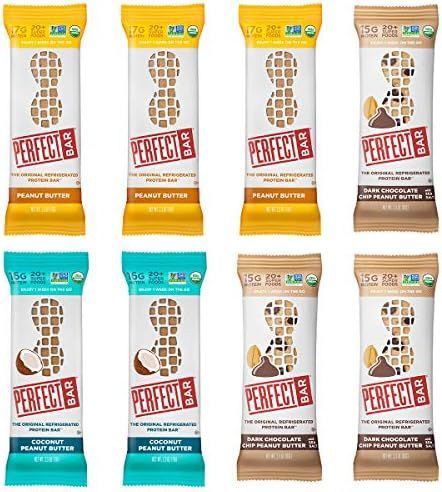 Perfect Bar Original Refrigerated Protein Bar, Peanut Butter Lover's Variety Bundle, 2.2 - 2.5 Ou... | Amazon (US)